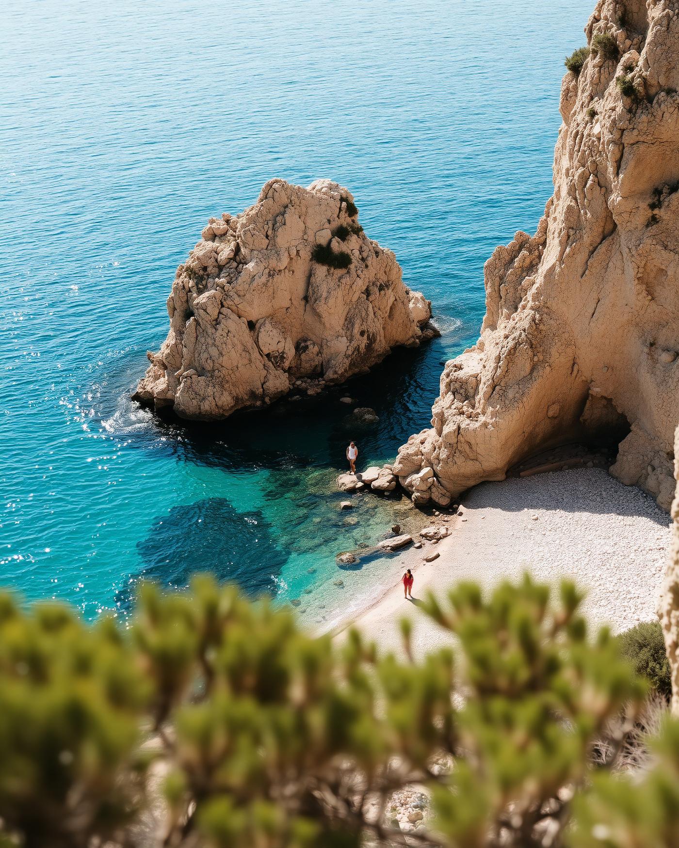 Hidden Mediterranean cove